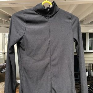 Boohoo Long Sleeve Half Zip Shirt